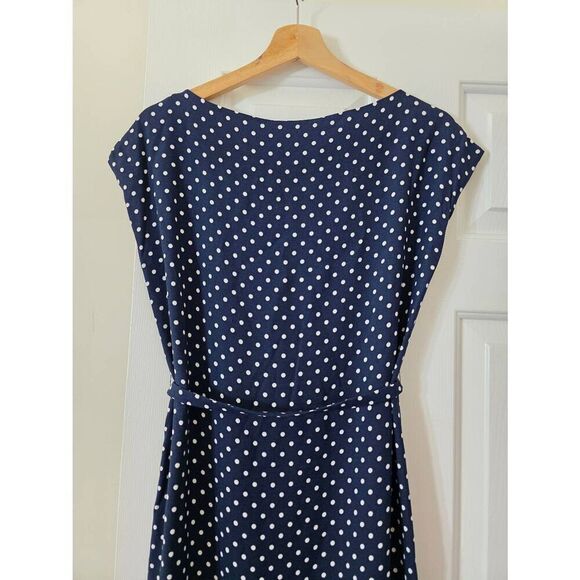 PRADA Polka Dot Belted Dress 38 - Picture 8 of 10